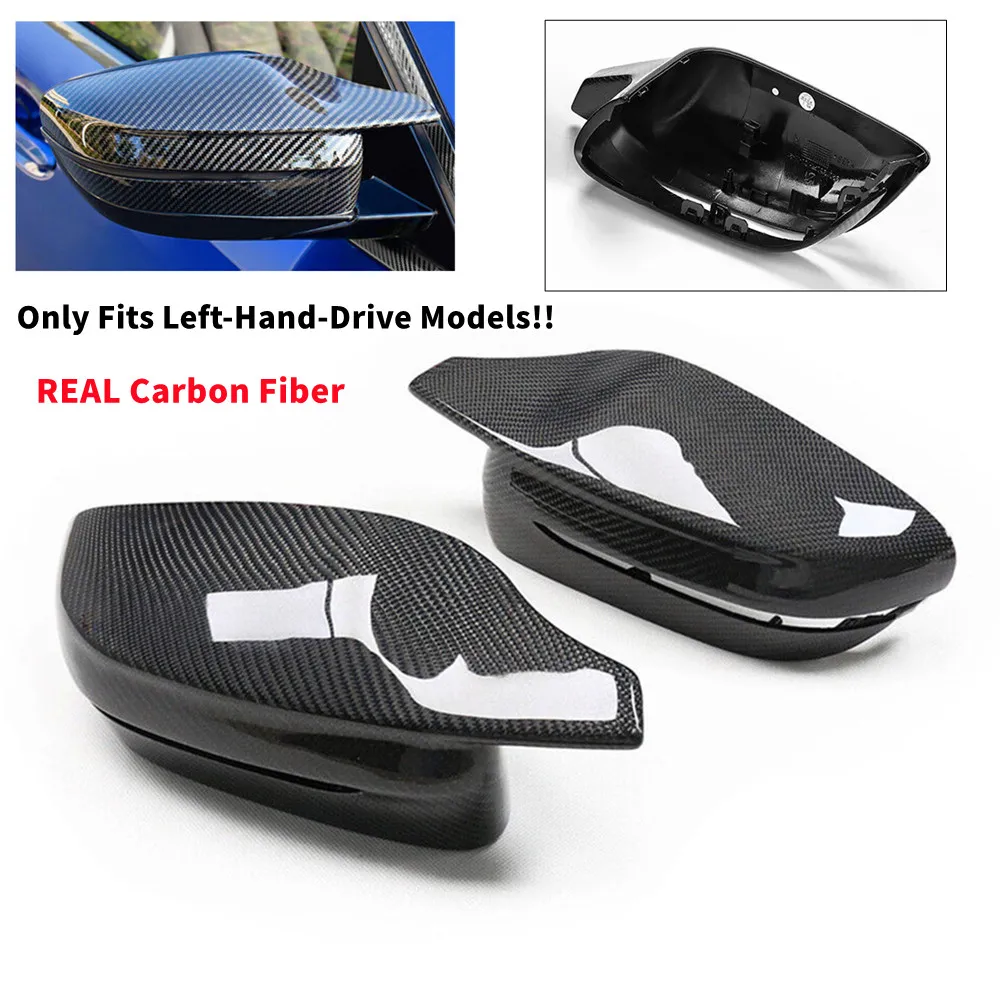 

For BMW 3 4 8 Series G20 G21 G22 G23 G15 G16 Real Carbon Fiber Rearview Side Door Mirror Cover Wing Cap Trim Car Replacement