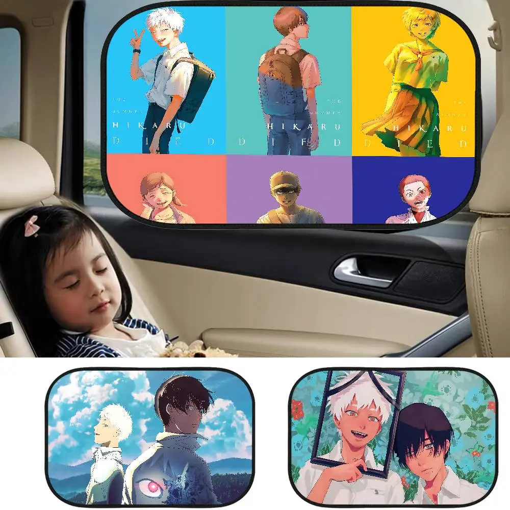 

T-The S-Summer Hikaru Died Car Sunshade Covers Cover Universal Car Curtain Auto Window Sun Shade Protector Accessories