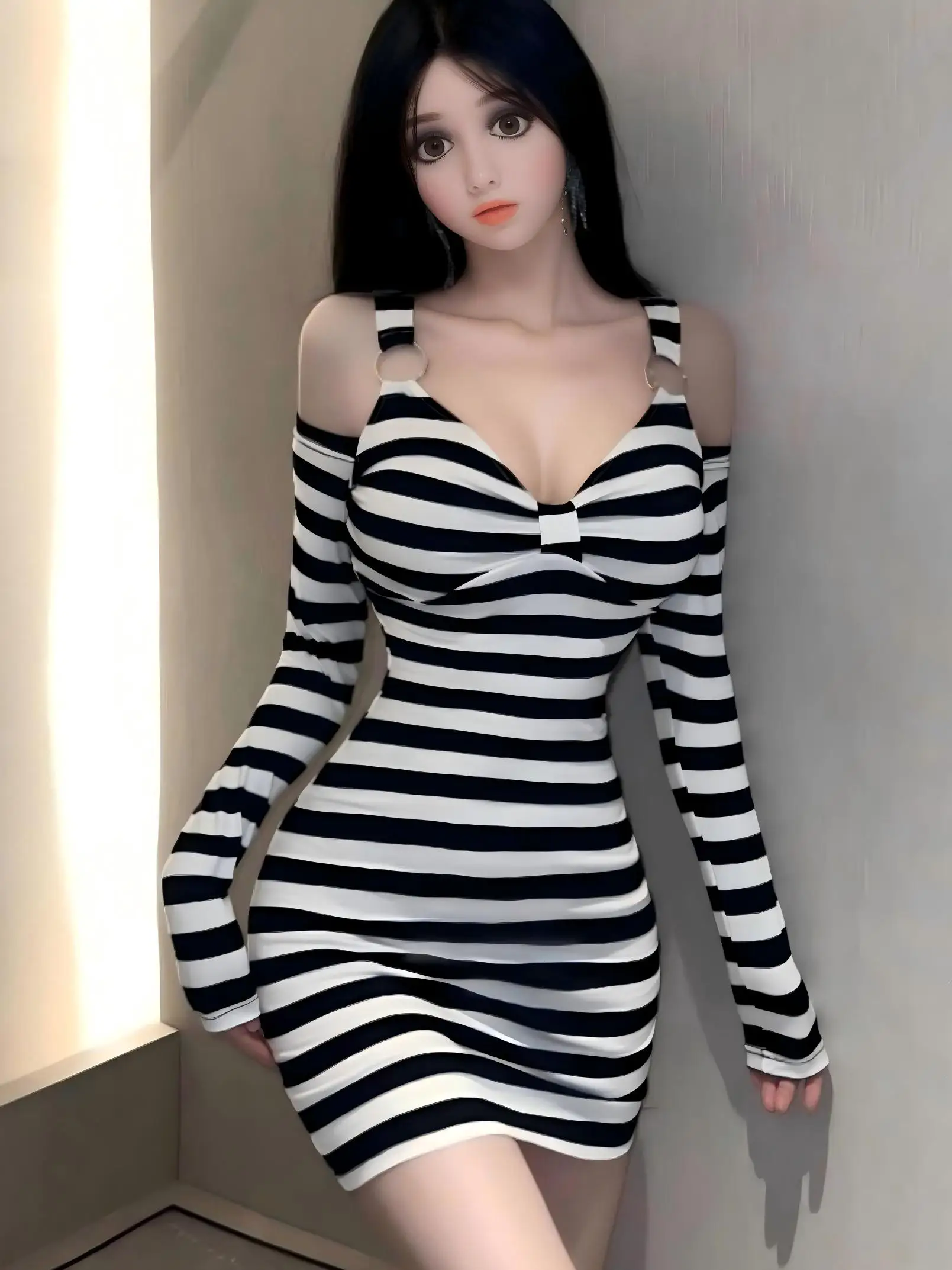 

Бесшовная кукла TPE длиной 80 см, прочные кости, универсальные позы, изысканный макияж, нежная кожа, подходит для фотографии, вечеринок