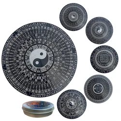 80mm Tai Chi Bagua Feng Shui Compass Fidget Spinner Chinese Fortune-telling Literature Hand Spinner Adult Stress Relief Toys