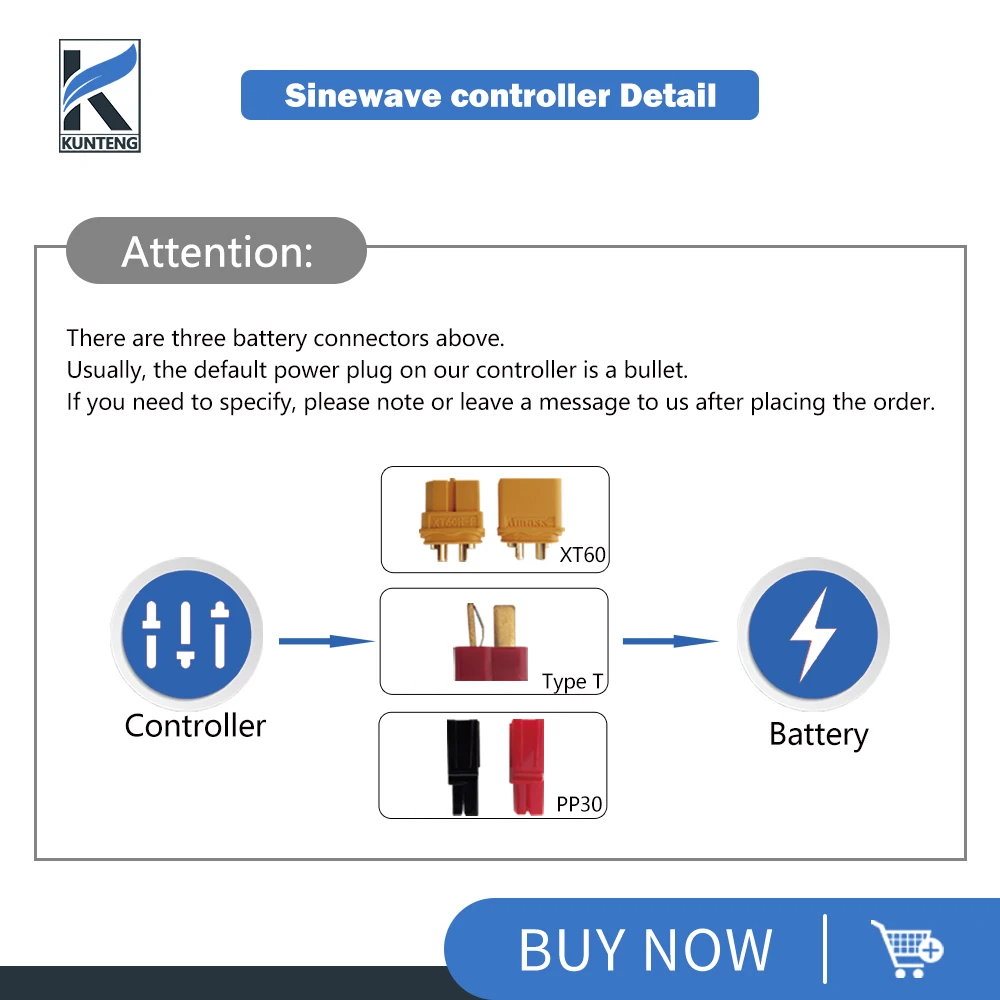 Electric Bicycle KT Ebike Sinewave Controller 36V48V 15A17A22A25A30A With LCD Display LCD3 LCD4 LCD5 LCD8H KT Ebike Accessories