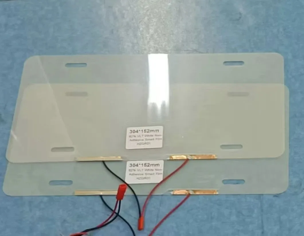 PDLC película inteligente para matrícula, ampliamente utilizada en Europa, América y países de todo el mundo