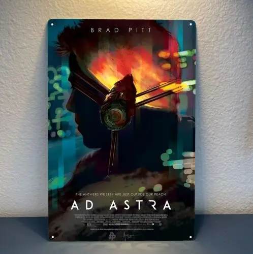 Ad Astra Movie Metal Poster - Collectable Tin Sign - 20x30cm