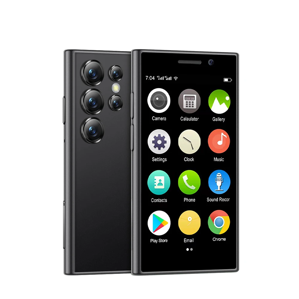 Originele SERVO S24 Mini 4G mobiele smartphone GPS Android 10.0 gezichtsherkenning 2 GB / 16 GB 2000 mAh 3 "display kleine mobiele telefoons