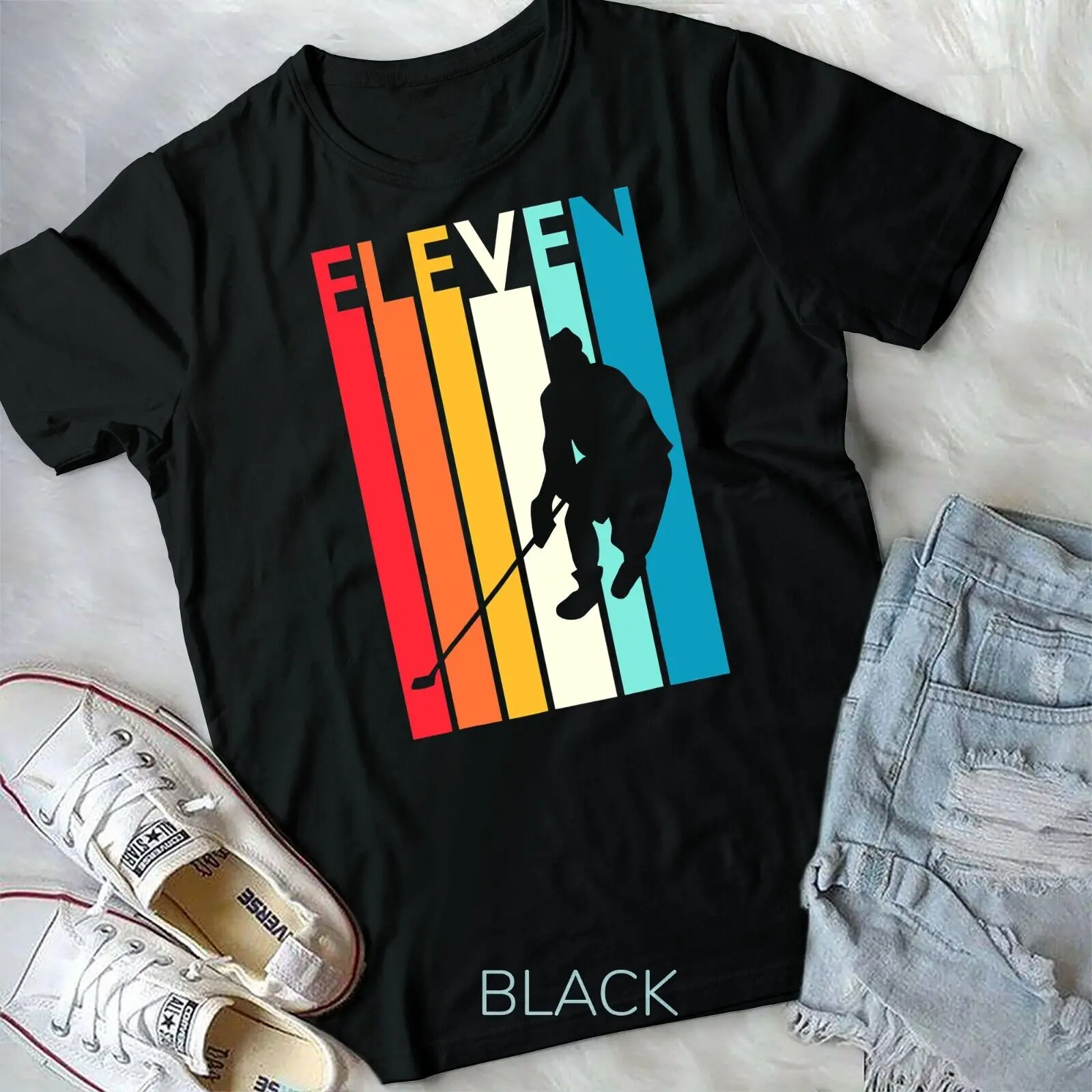 

11th Birthday Gifts Eleven Classic Hockey 11 Years Old T-Shirt Unisex T-shirt