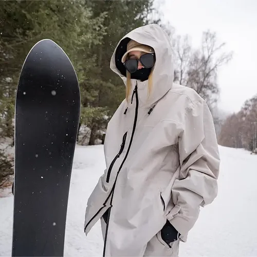 OEM 맞춤형 여성용 스키 세트 작업복, 스노우 슈트, 야외 스노우 스포츠, 인기있는 다채로운 스키 세트 