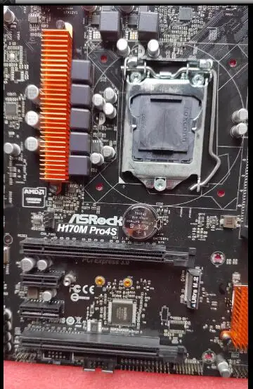 Original Huaqing H170M-Pro4s 1151 pin M.2 interface MATX motherboard supports I5-6500 7700 warmly 1 year