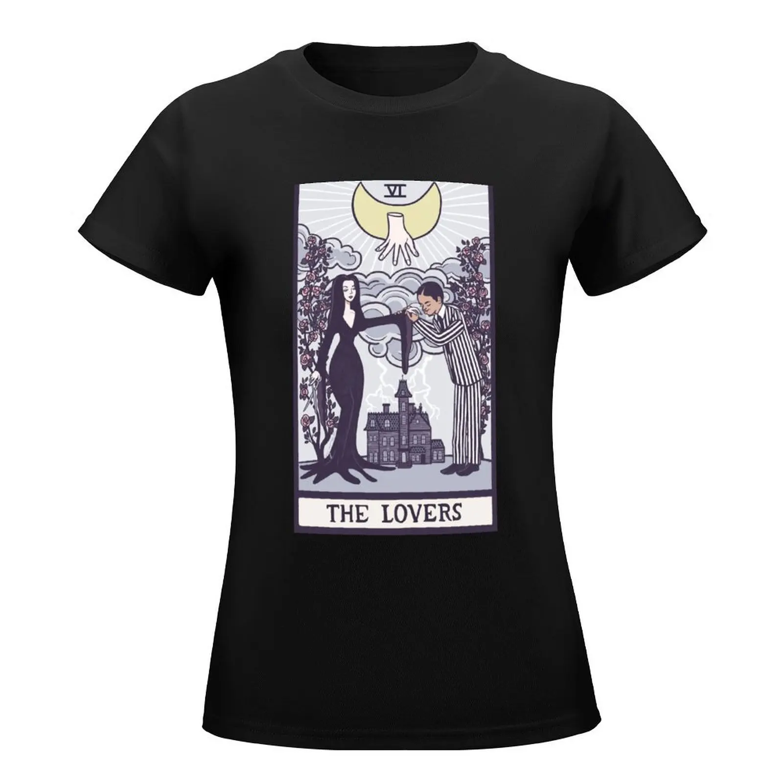 The Lovers VI - Tarot T-Shirt female hippie clothes cute clothes Summer Women's clothing