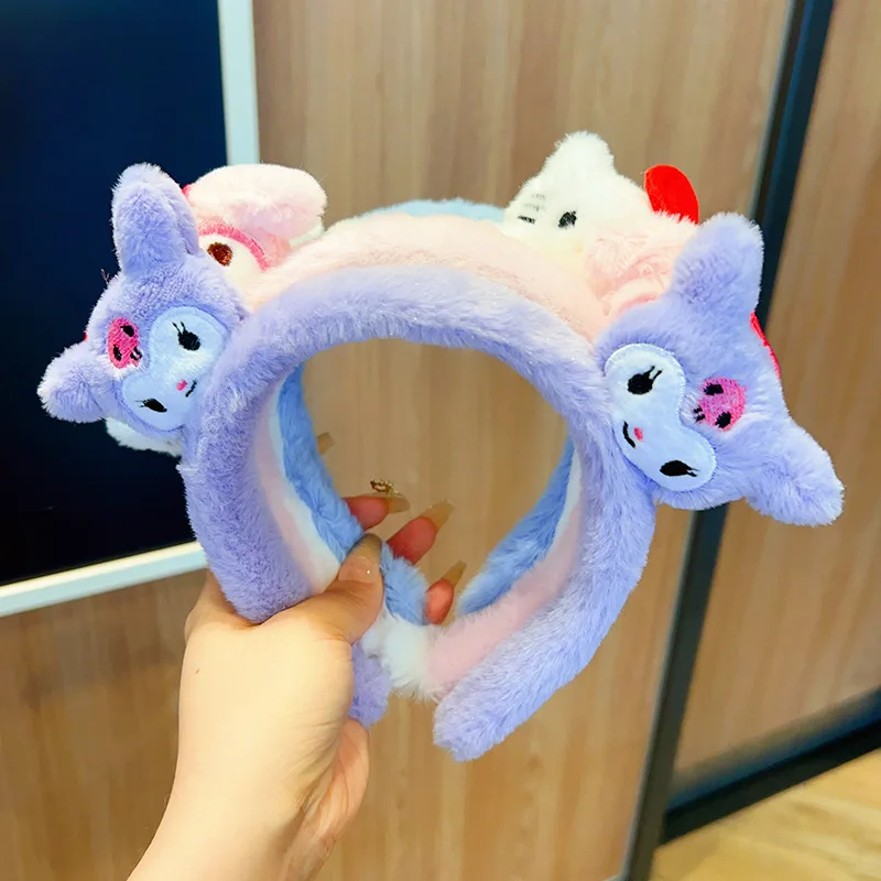 عصابة شعر خاصة لغسل الوجه على الطراز الكرتوني - عصابة رأس للضغط على الشعر، إكسسوار شعر للمكياج لتصفيفة الشعر #2