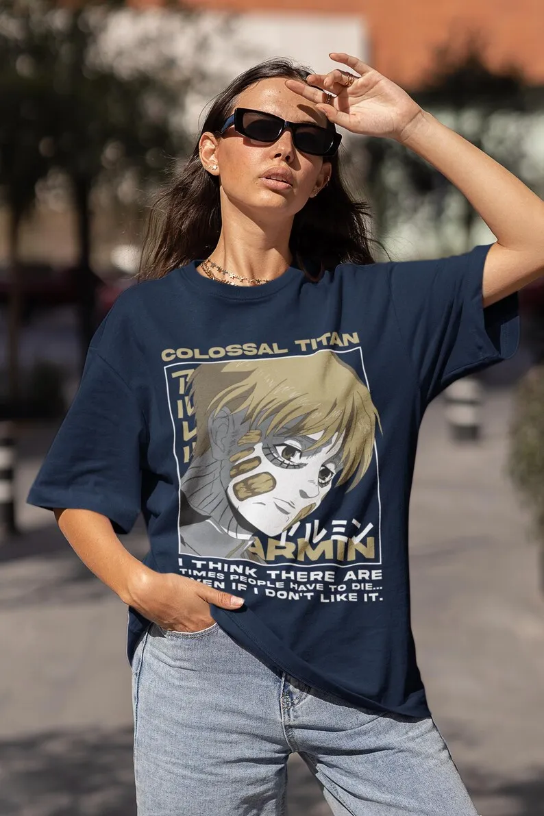 Post-Apocalyptic Hero Unisex T-shirt - Anime Inspired Design, Japanese Manga Apparel, Tactical Battle Graphic, Courageous Warrio