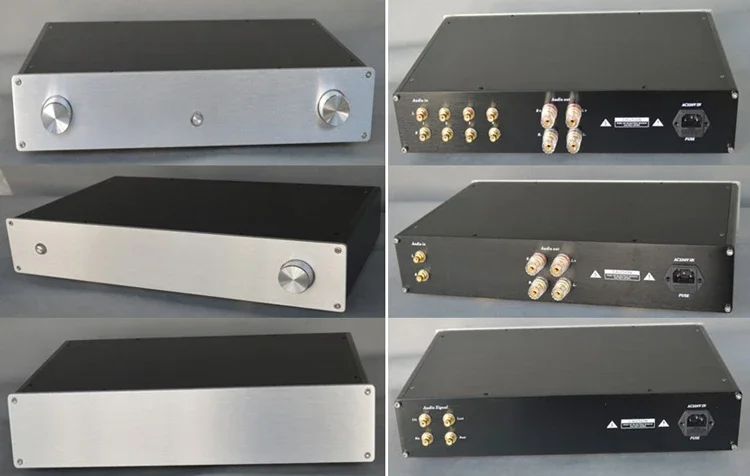 DIY case 430*80*260mm X4308A all aluminum amplifier chassis/Tube amp amplifier/Merger /Pre-amplifier/AMP Enclosure/case/DIY box