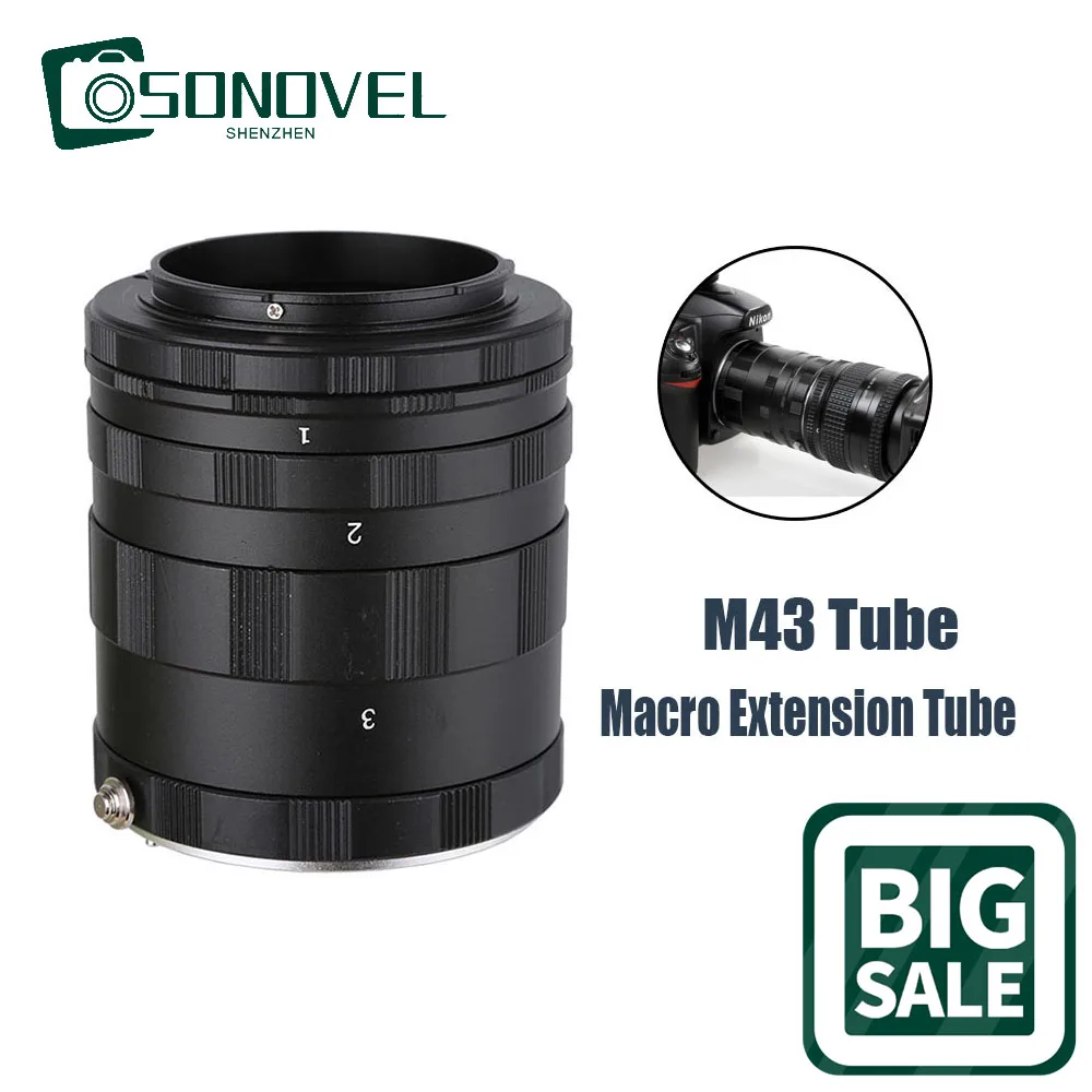 5 in 1 Macro Extension Tube Adapter Ring For M4/3 M43 MFT Panasonic Lumix GX7 GF6 GH3 G5 GF5 GX1 GF3 G3 GH2 G2 GF2 G1 GF1 G10