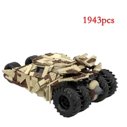 Spot MOC-94647 Small Particle Assembled Building Blocks Bat Car Model Puzzle Children's Gift Ornament Toy Decoration