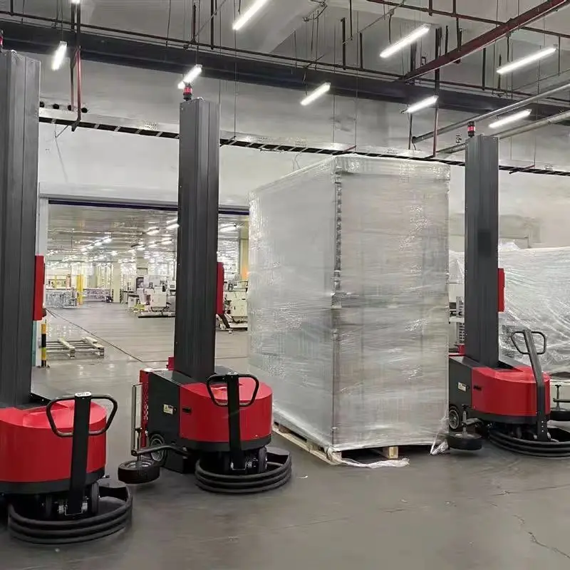Automatic Mobile Stretch Film Packing Machine Self-Propelled Robotic Stretch Wrapping Machine Custom & Bulk Order
