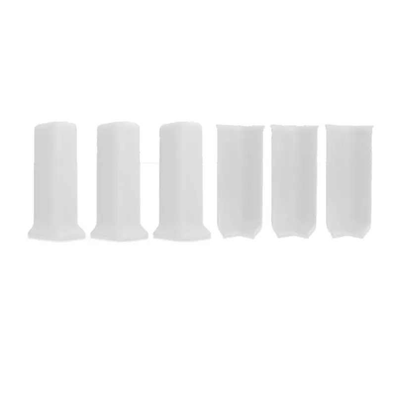 

AB35-Rubber Moulding Trim Self-Adhesive Baseboard Corner Blocks 4Inch Height-Cove Base Wall Base Corner Connector