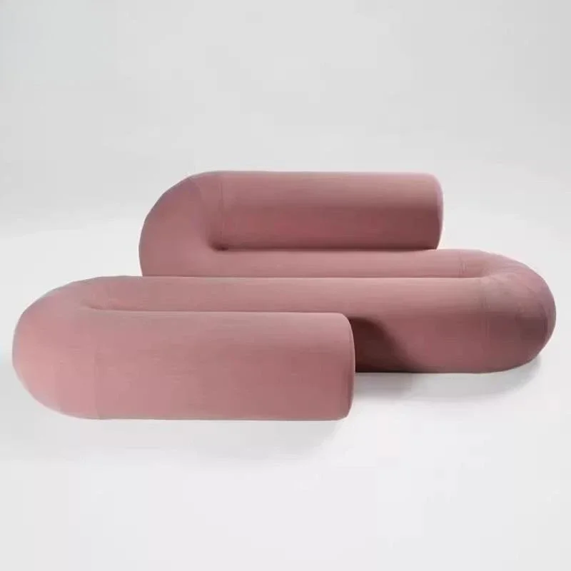 الفاخرة الحديثة الخفيفة، الإبداعية على شكل خاص، صف مستقيم شخصي، أريكة قماش