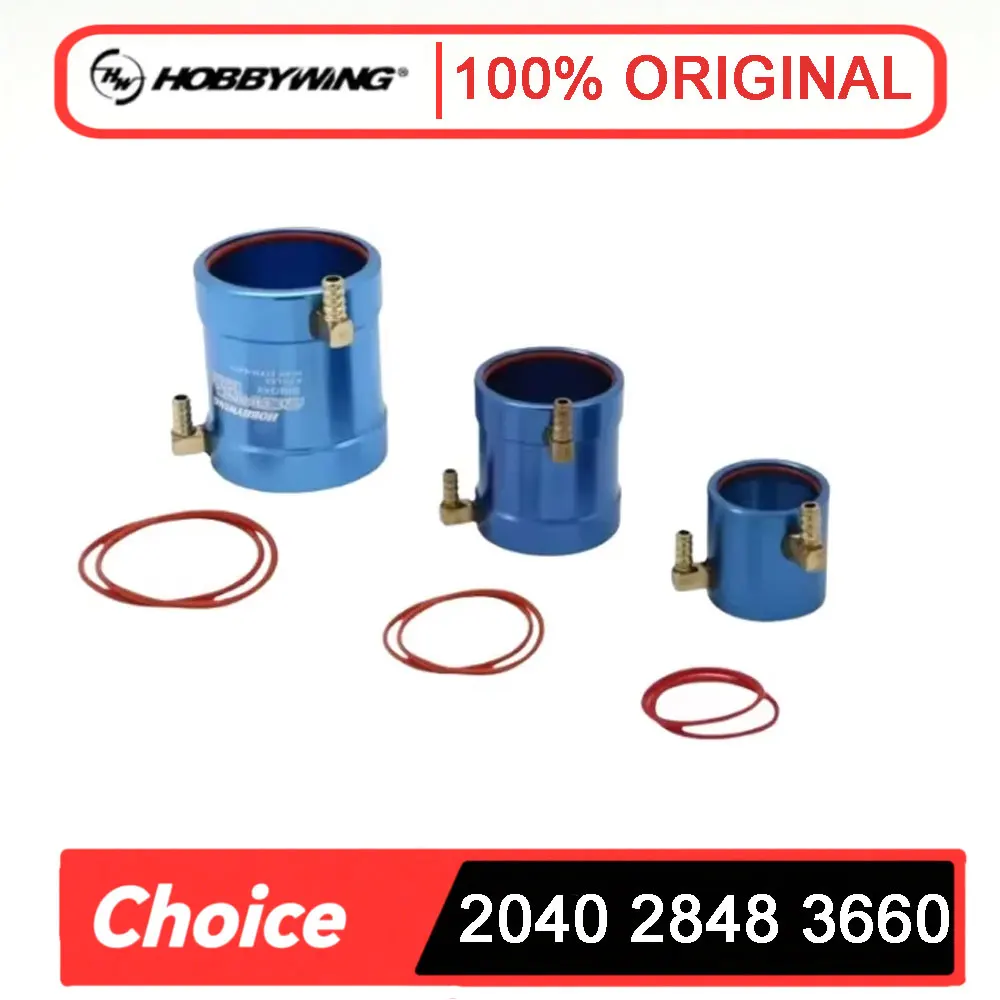 SeaKing Water Cooling Jacket for 2040 2848 3660 Brushless Motors, High-Efficiency Aluminum Tube 42.3mm OD for RC Boat