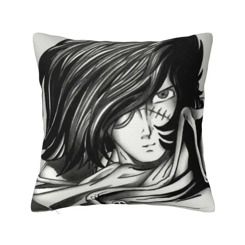 Cool Captain Harlock Nordic Throw Pillow Cover Japanese Anime Manga Space Pirate Cushion