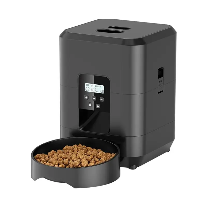 

Автоматическая кормушка для кошек AEE6, 2 л, автоматический дозатор корма для кошек и собак, диспенсер для сухого корма, кормушка с таймером для кошек