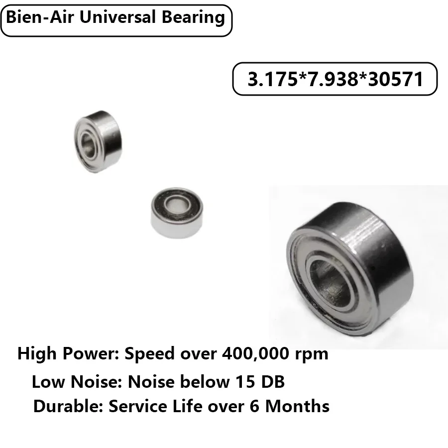 Rotor/lager/spindel geschikt voor BIEN AIR Bora L / S36-L / Rotamax L