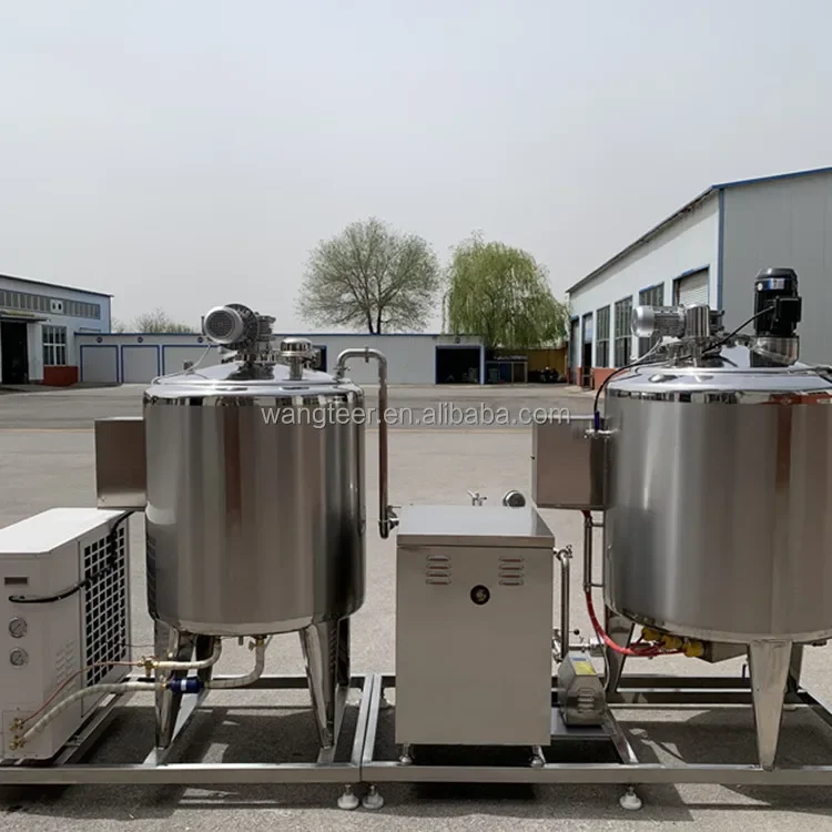 300L 500L آلات الألبان خط البسترة خزان التبريد آلة الزبادي الصناعية التجارية #5