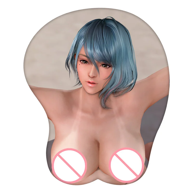 Sexy Naked Girl Tamaki Dead Or Alive Anime 3D Mouse Pad Wrist Rest Desk MousePad Mat Gamer Accessory