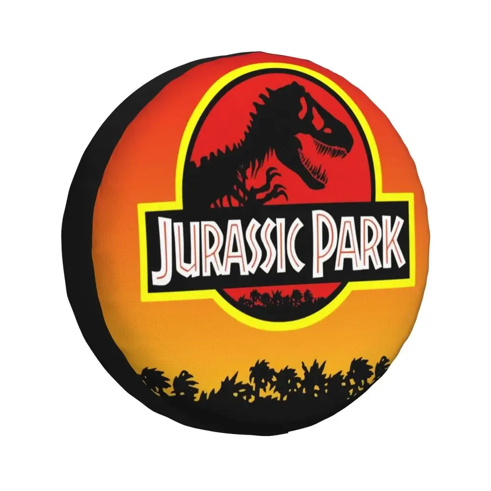 Maßgefertigter Jurassic Park Reserverad-Schutz 4WD 4x4 RV Sci-Fi Dinosaurier für Toyota RAV4 Prado 14" 15" 16" 17" Zoll – Detail 17
