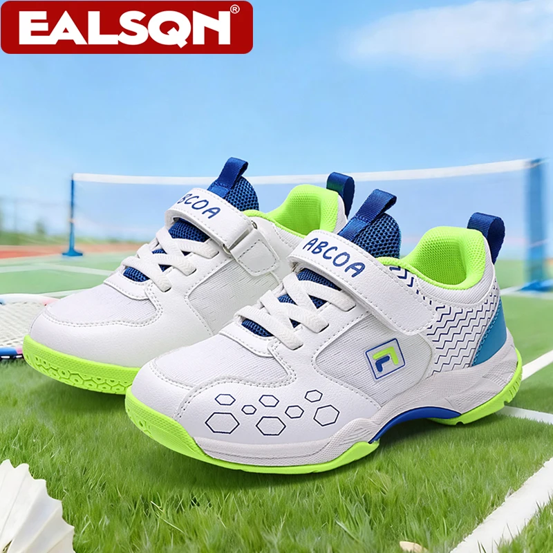 

Children's Badminton Shoes For Boys Girls Mesh Breathable Sports Running Lightweight Anti-slip Outdoor Indoor Tennis Sneakers