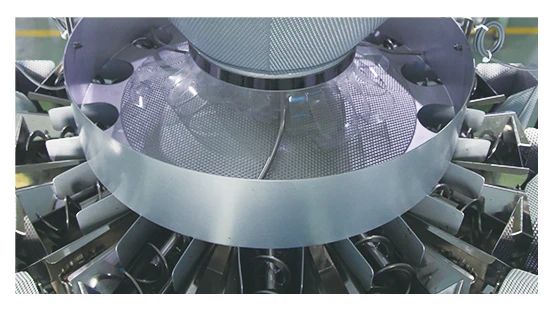 New Design High-Accuracy Automatic Two Layers Screw Feeding 14 Heads Multihead Weigher Machine Food Filling Pouch 10.1'' Touch