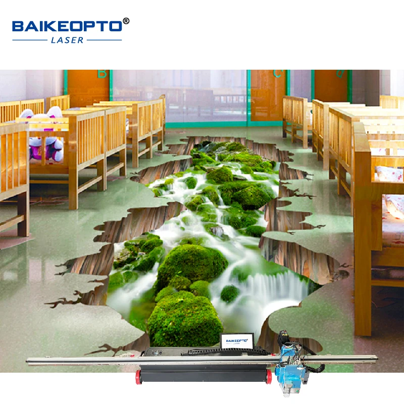 

BK-WP64 AI Floor Printer For Ceremic Tile Brick Cement Metallic AI Operation System Ink Alert 3D Image