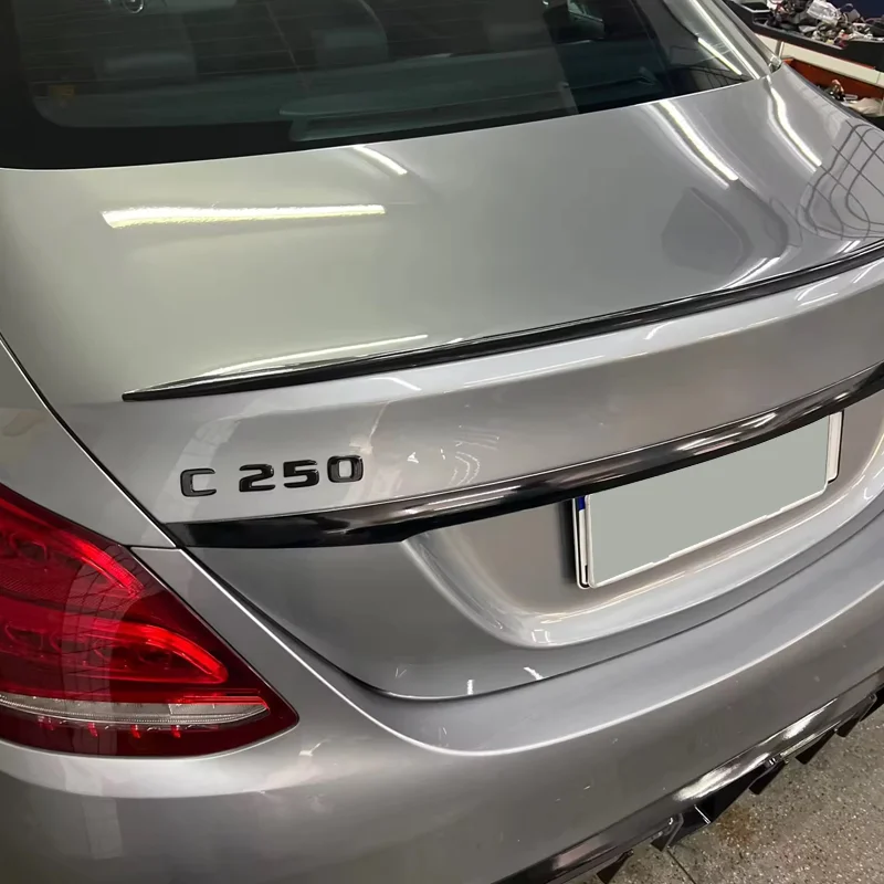 Spoiler traseiro do tronco para Mercedes Benz, acessórios da tampa da bota, W205, 4 portas, C205, 2015-2020, C180, C200, C250, C300, C350, C63, AMG