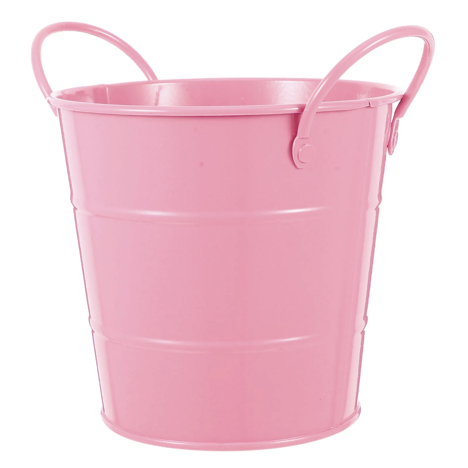 

Desktop Pen Holder Metal Bucket for Office Desk Storage Organizer Stylish Iron Pencil Caddy Trash Can Flower Pot Makeup Brush