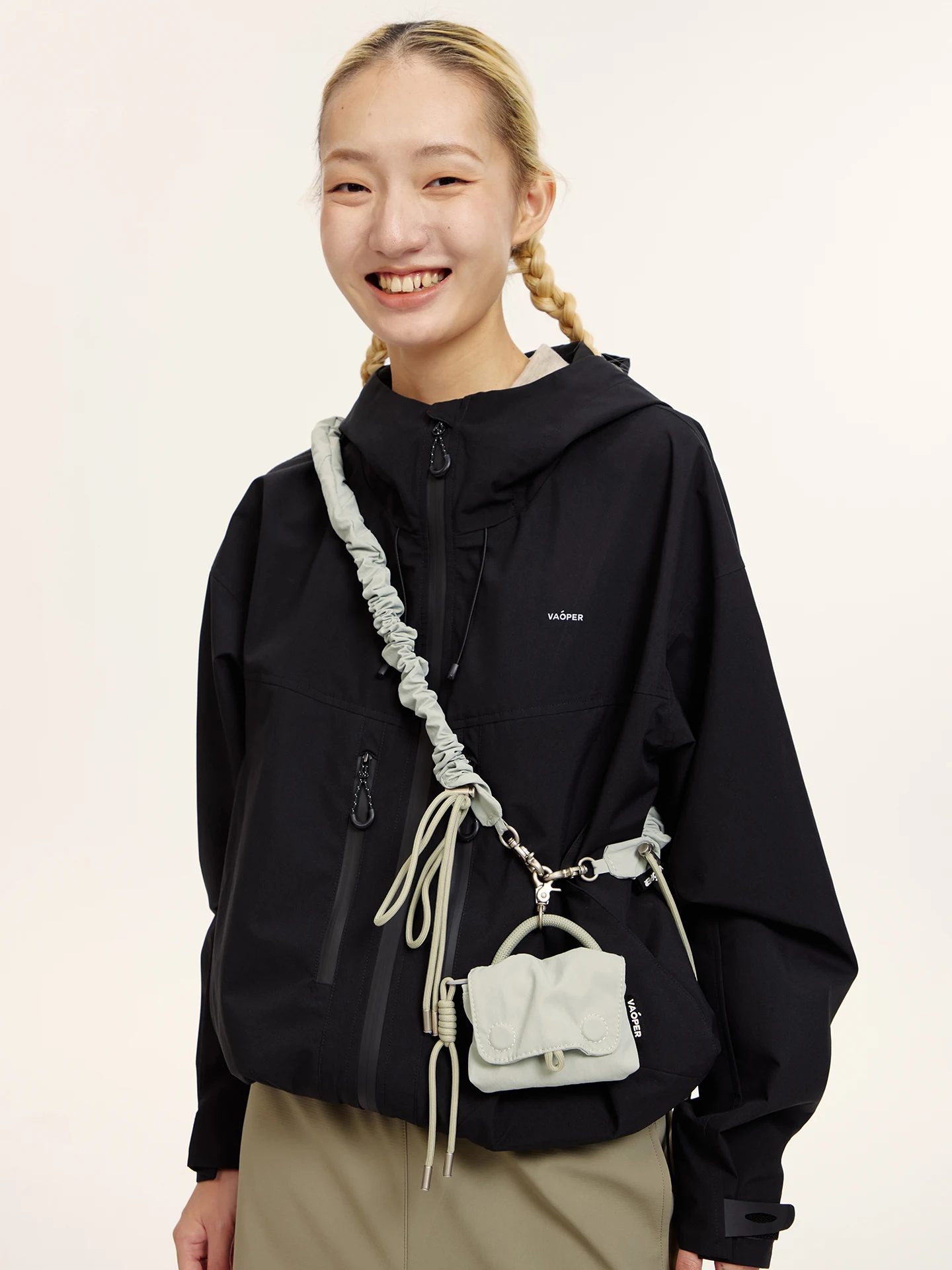  VAOPER Outdoor Wind Crossbody Bag Sporty Portable Key Earphone Bag for Men And Women Student Favorite Polyester 