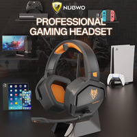 NUBWO N16 Gaming Headset for Xbox,PS5,PS4,PC,NS,Mac Over Ear Headphones with Mic Stereo Wired Xbox Headet with 3.5mm Audio Jack