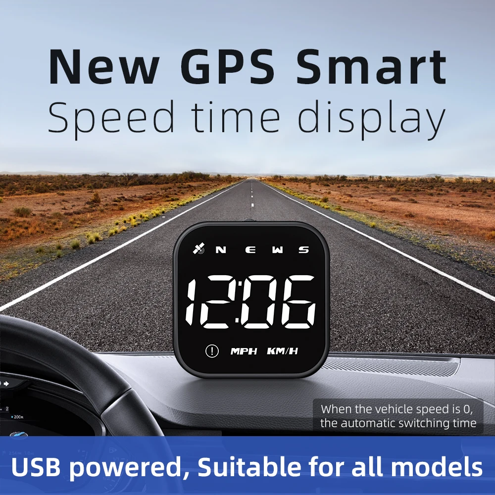 Car GPS Auto Head-Up Display Automotive Electronics HUD proiettore Display Digital Gauge Car tachimetro accessori per tutte le Auto