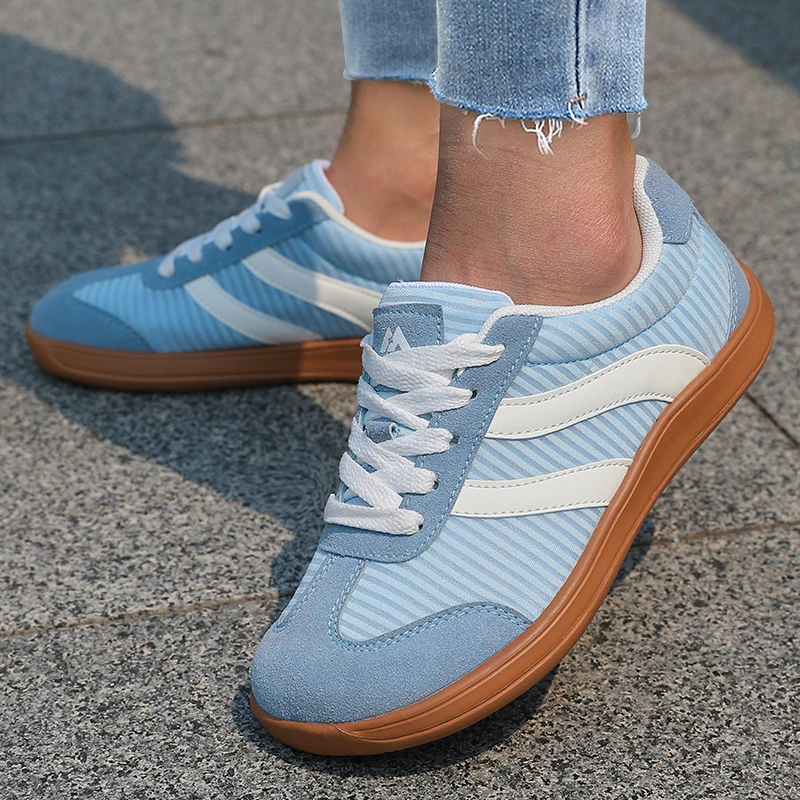 Große Größen Herren Hochwertige Casual Sneakers Unisex Breite Zehenpartie Barfußschuhe Leichte Dünne Sohle Pendel-, Geh- und Laufschuhe – Detail 16