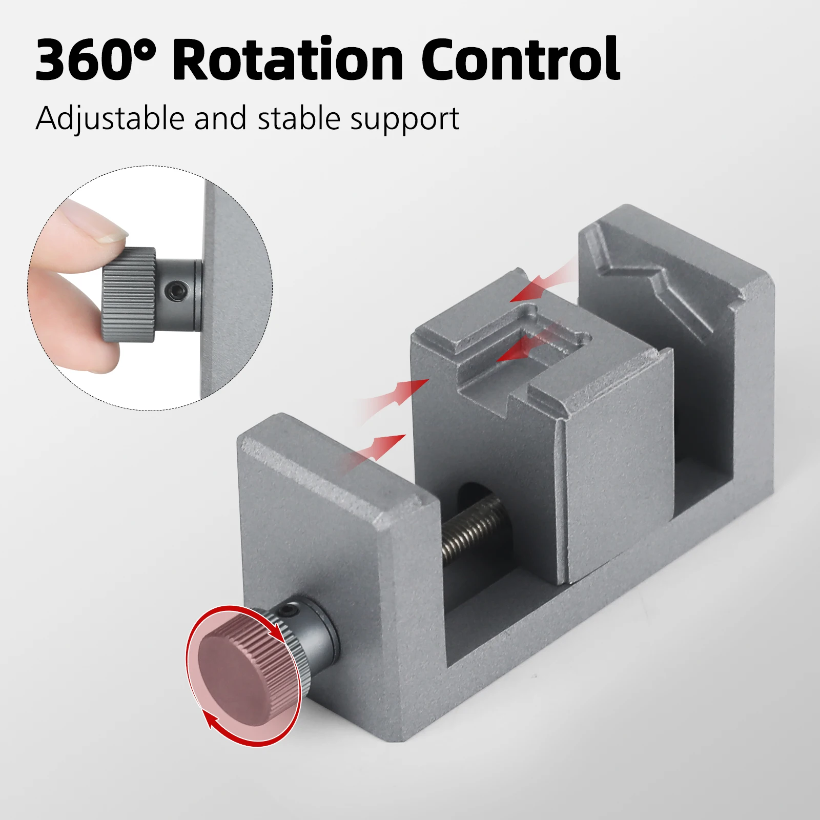 Toolour Adjustable PCB Holder Circuit Board Holder Helping Hand Soldering Repair Tool for Soldering/Desoldering Repair Tool