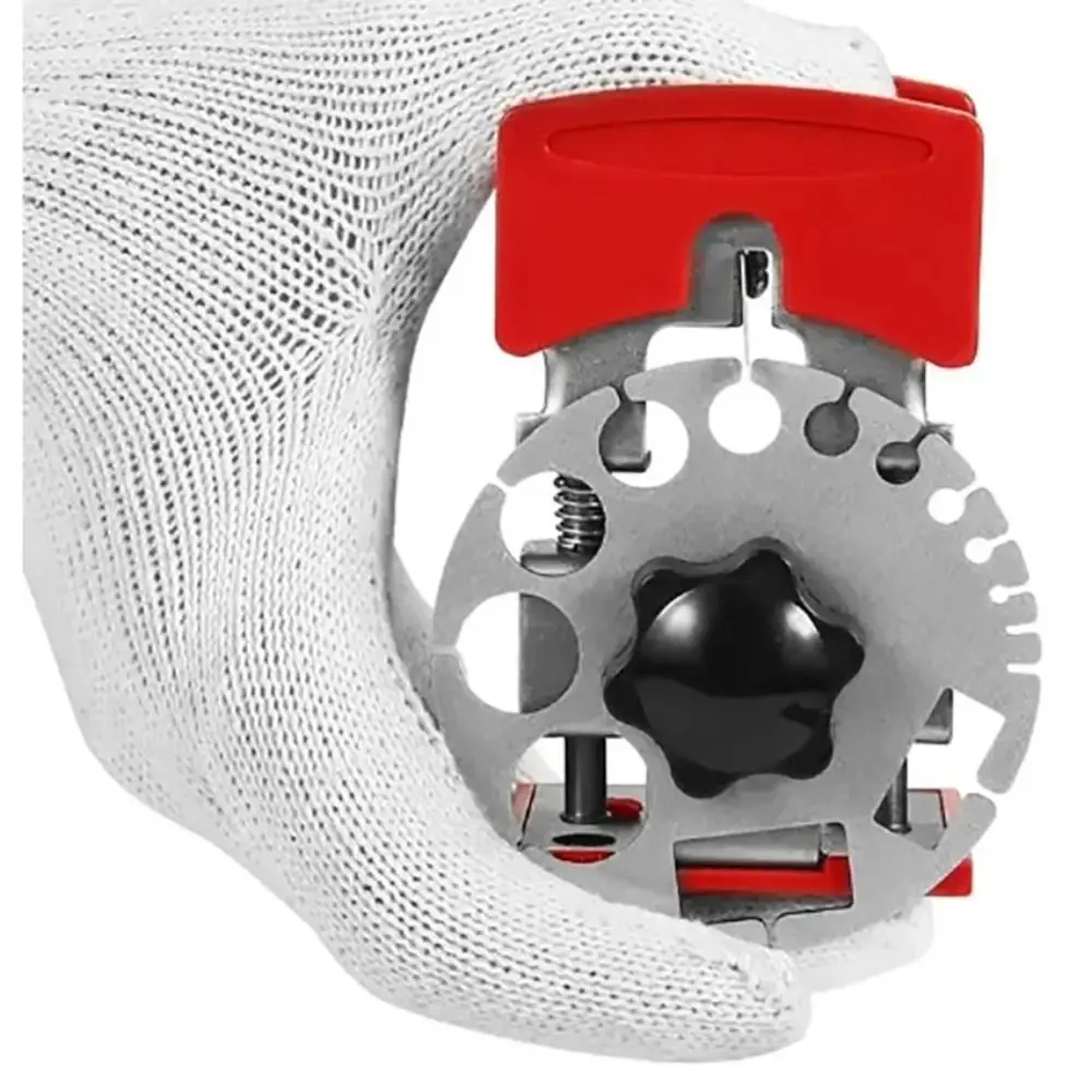 Durable Handheld Wire Stripper Tool Versatile Copper Wire Stripping Machine Iron Nickel Plating Plastic On-The-Go Stripper ABS