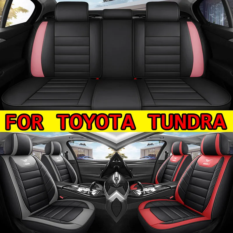 

For Toyota Tundra CRV HRV Civic Accord Pilot Element Passport Ridgeline, Leather Front Seat Cover Bucket Car Seat Protectors