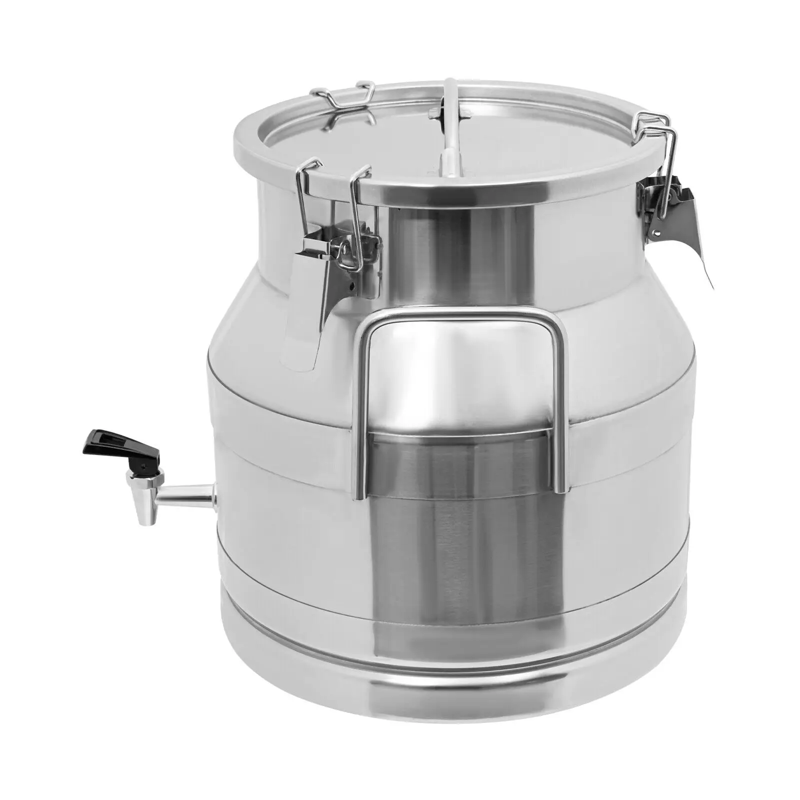 

Durable Milk Can, 57 Gallon Capacity, Leak-Proof, Faucet Design for Easy Dispensing, Portable Handles