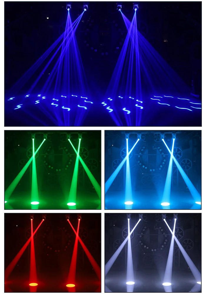NEUE 100W LED Muster Strobe Strahl Wirkung Moving Head Licht DMX512 Musik Steuerung DJ Bühne Disco Prom Party Dance floor Bar Club – Detail 7