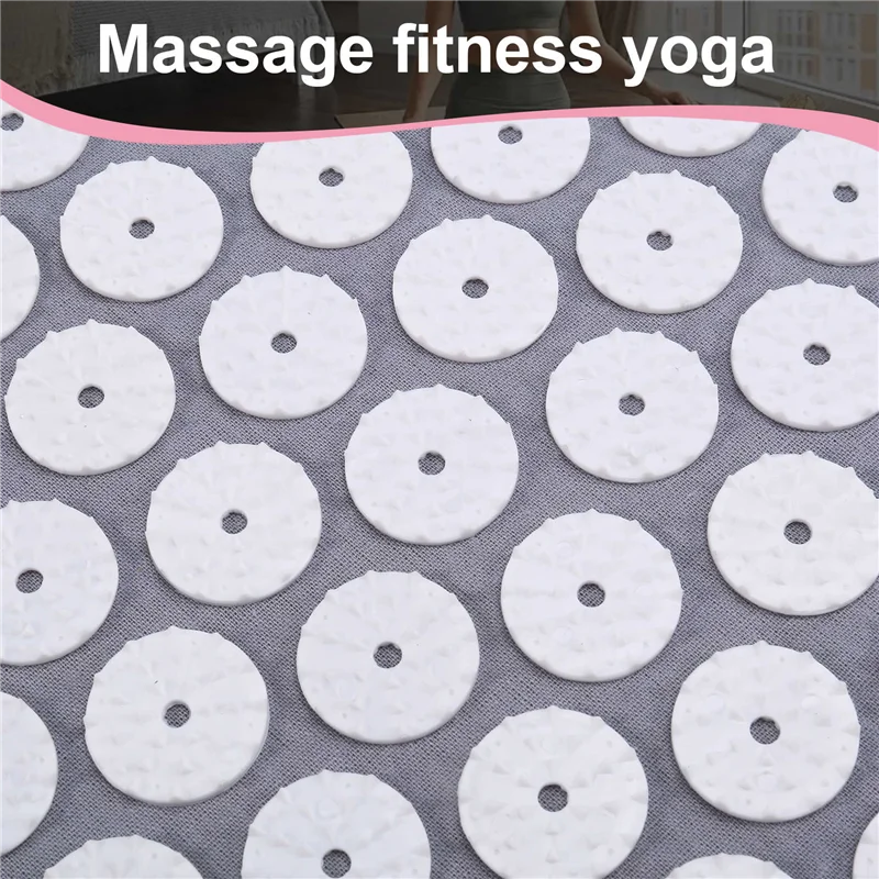 

B72A Акупунктурный массажный коврик Меридианный коврик Массажный точечный терапевтический коврик для снятия давления спины Коврик для йоги