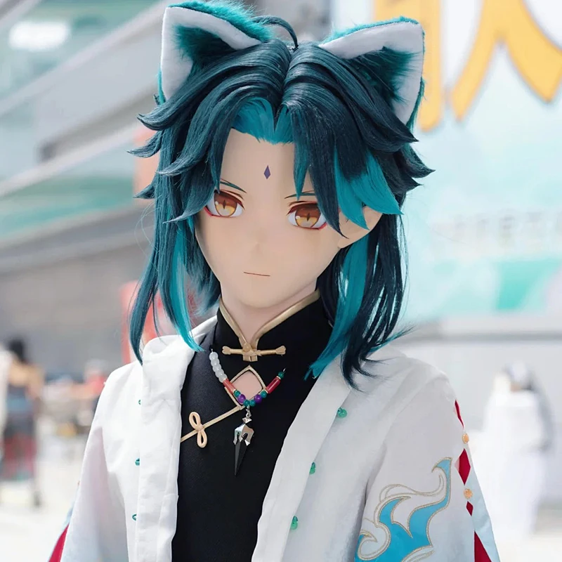 

Handmade Customize Full headband lock Game character Cosplay Kigurumi Resin Masks Japanese Anime Kigurumi Crossdressing Masks