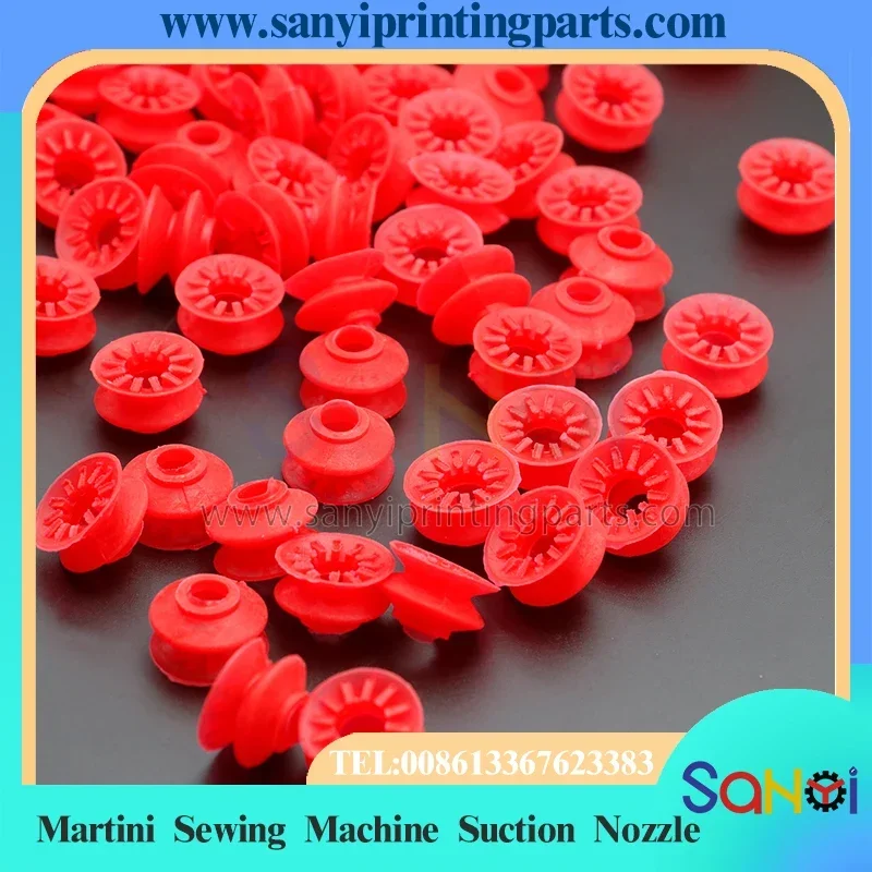 100 Pieces Rubber Suckers 17×10×6mm for Muller Martini Binding Machine
