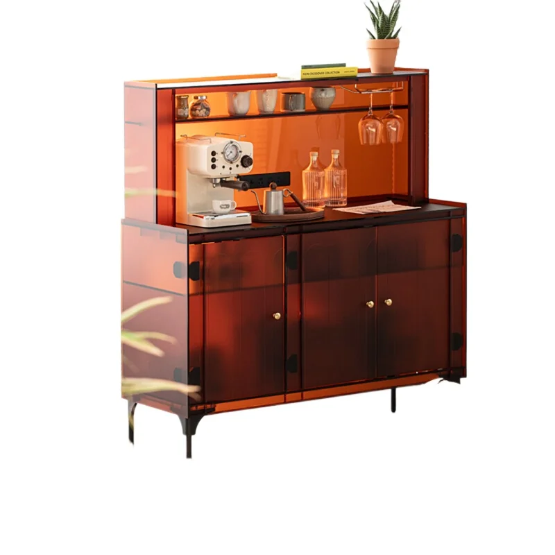 

Акриловый светлый роскошный шкаф для еды в гостиной, встроенный шкаф для кофе, современное хранилище для хранения вещей