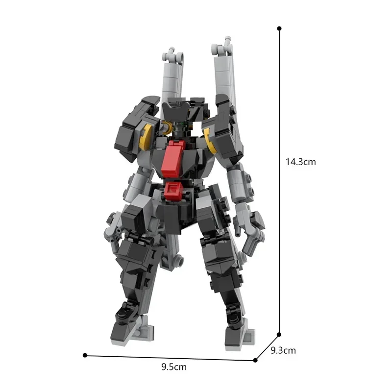 Schmuck Kreatives Exoskelett Kampfmaschine Infanterie-Roboter Bausteine MOC Kinderpuzzle Montage-Spielzeug Geburtstagsgeschenk – Detail 9