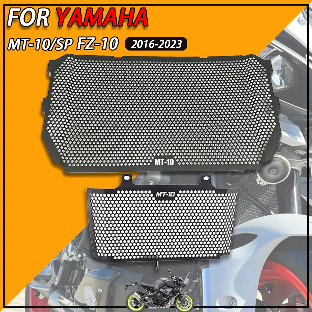 2023 MT10 Motorcycle Radiator Guard Grille Guard Cover Protector For Yamaha MT-10 MT10SP FZ-10 2016-2023 2022 2021 2020 2019