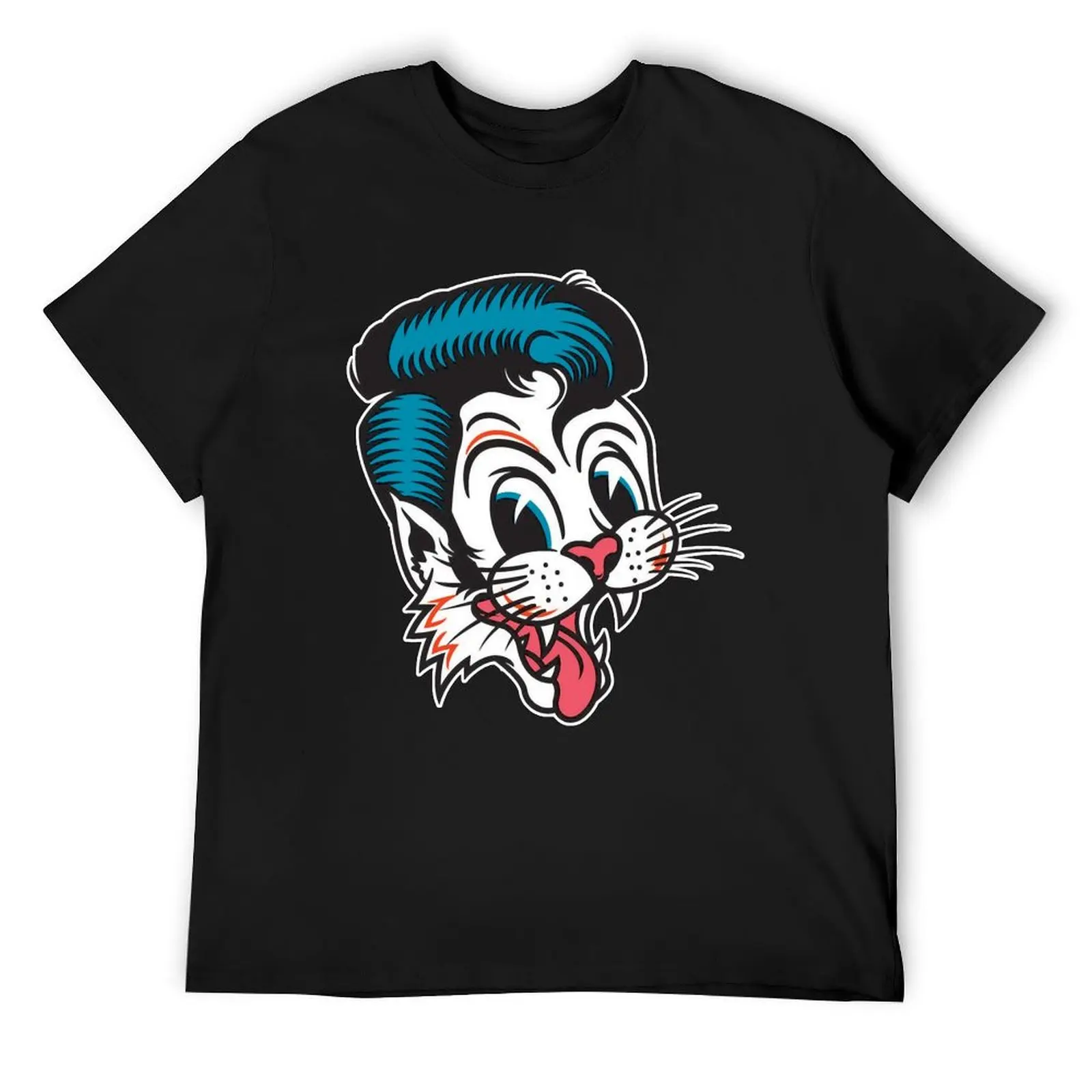 

Retro Band Stray Cats T-Shirt anime clothes anime tshirt Blouse mens graphic t-shirts anime