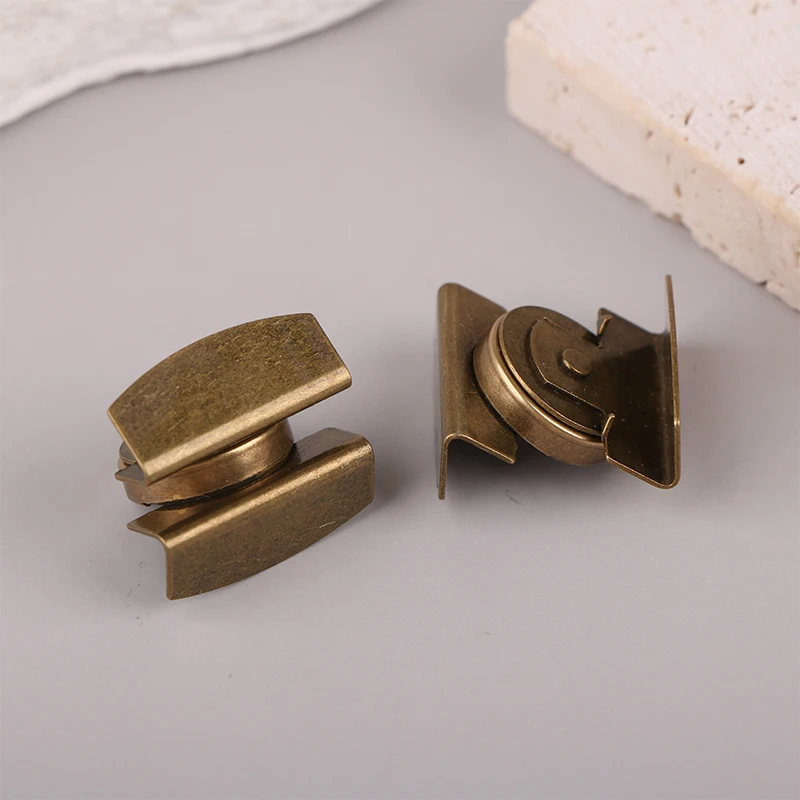 5PCS Bronze Magnetic Buckle Iron Clip Handbag Edge Magnetic Button Metal Magnetic Snap Buckle