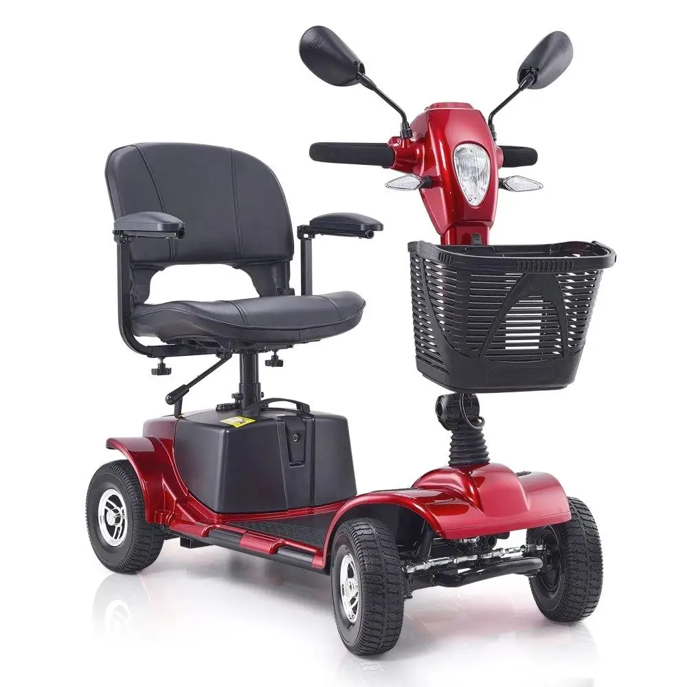 

Сверхмощный 4-колесный мобильный скутер для пожилых людей, 12-мильный диапазон, фунта